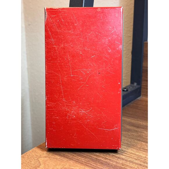 Vintage Hoffmann Swiss Made Candy Tin – Children Illustration, Red Metal Box - Picture 2 of 8